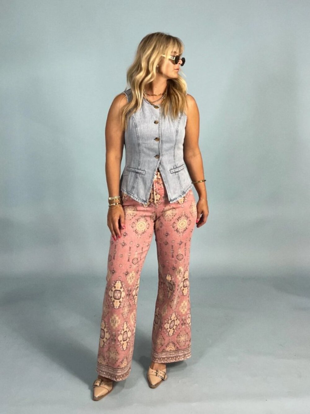 Dear John Mid Rise Micah Jeans | Tibetan Tapestry - Picture 6 of 15